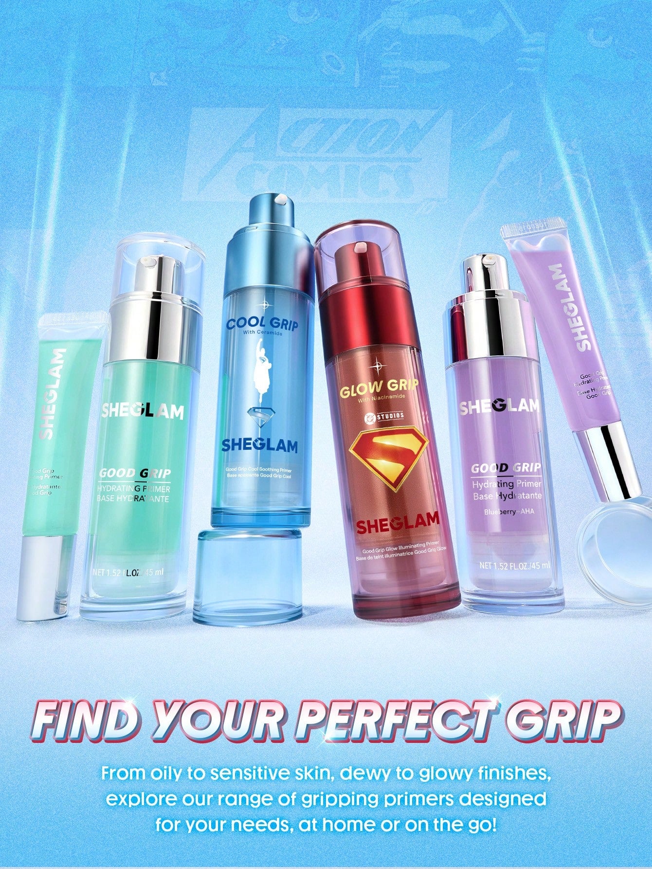 SHEGLAM Good Grip Cool Soothing Primer with Hydrating Long-Lasting Hold