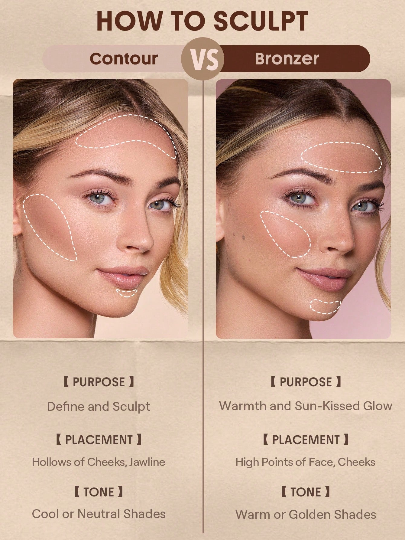 Buttery Buff Contour and Bronzer Cream Stick Golden Sun Shade