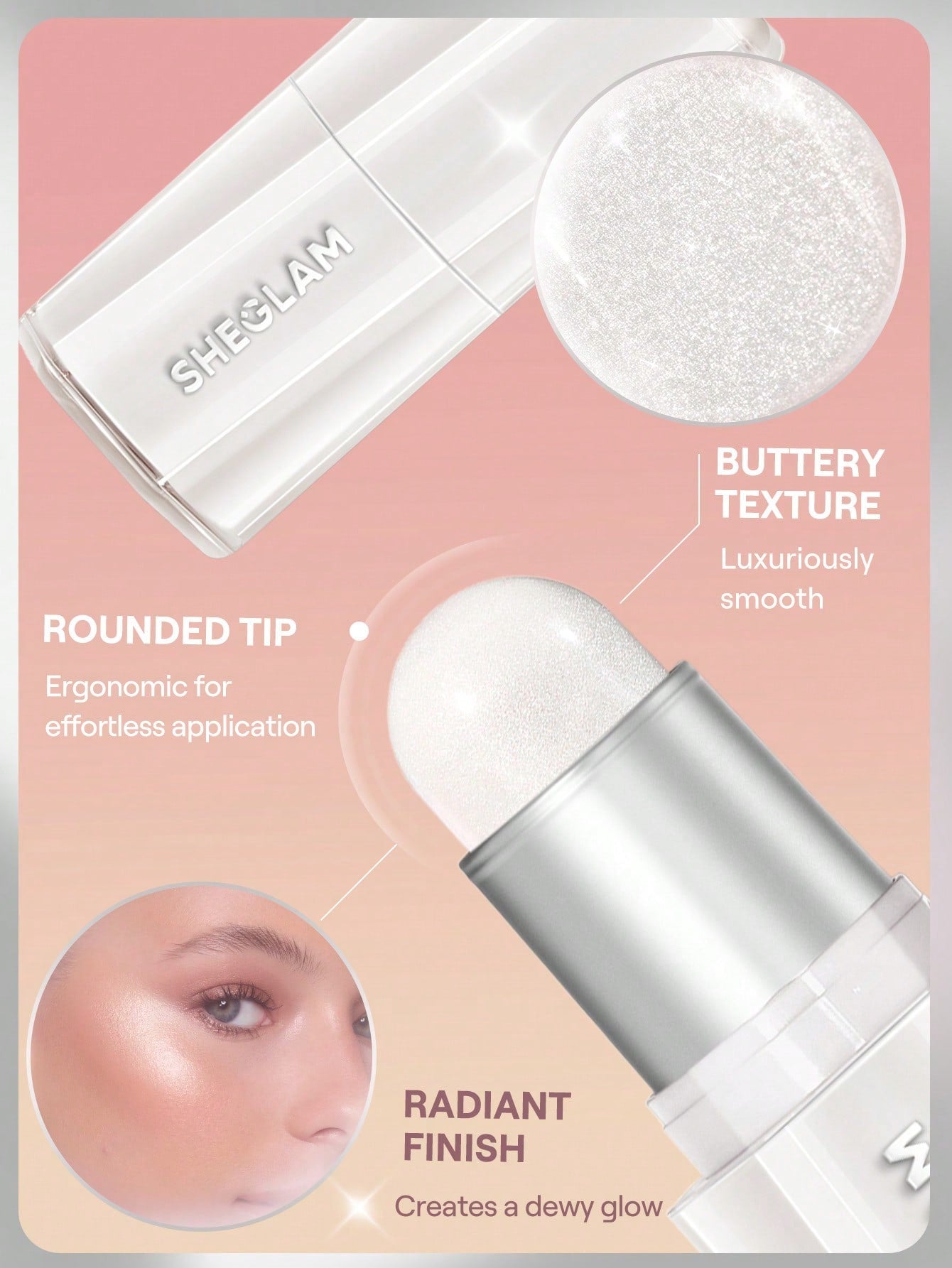 Buttery Bling Cream Highlight Stick - Vanilla Frost Shimmer