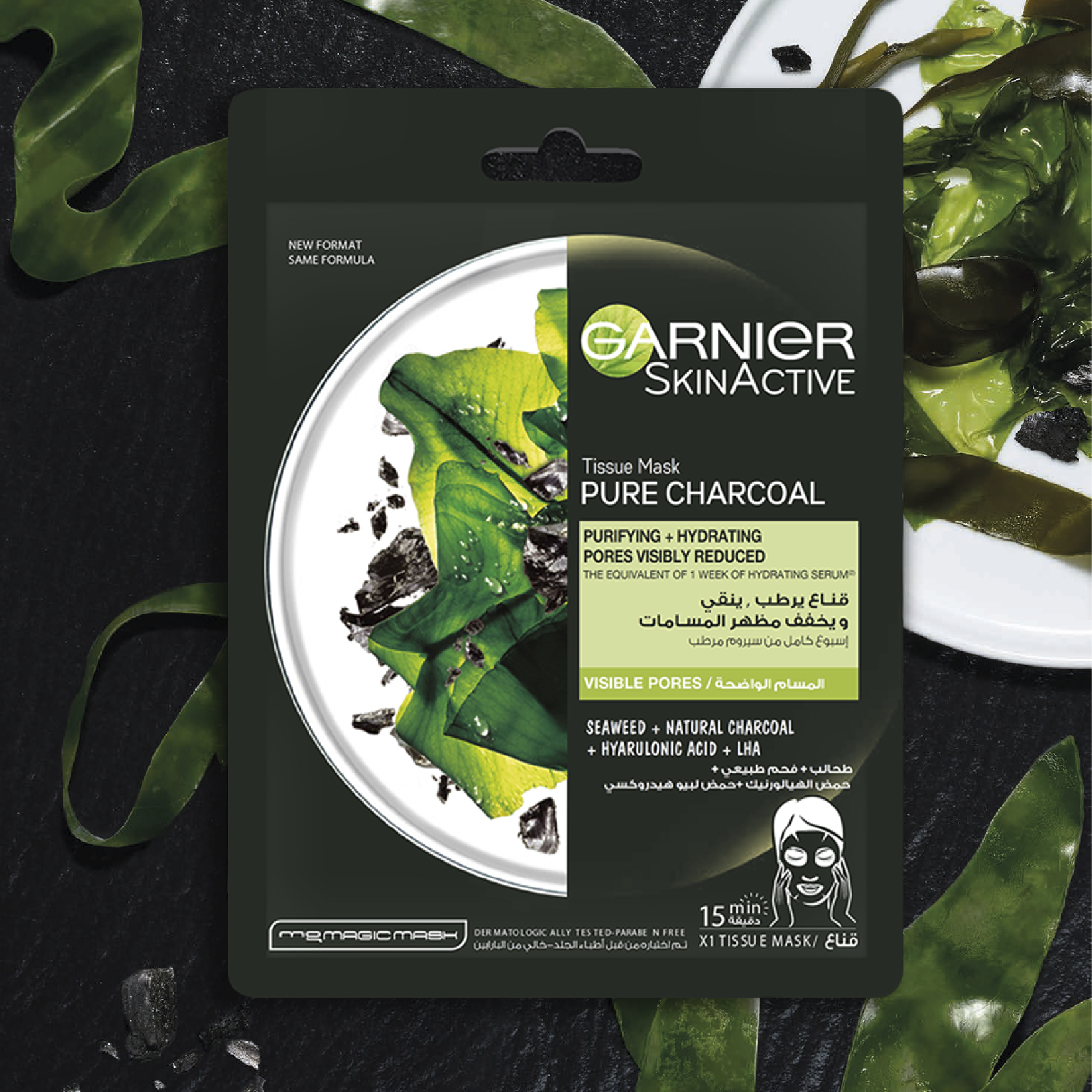 Garnier Charcoal Algae Mask