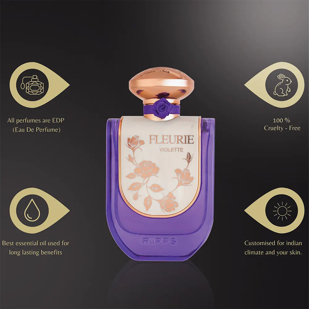 Riiffs Fleurie Violette Floral Woody Eau de Parfum 100ml