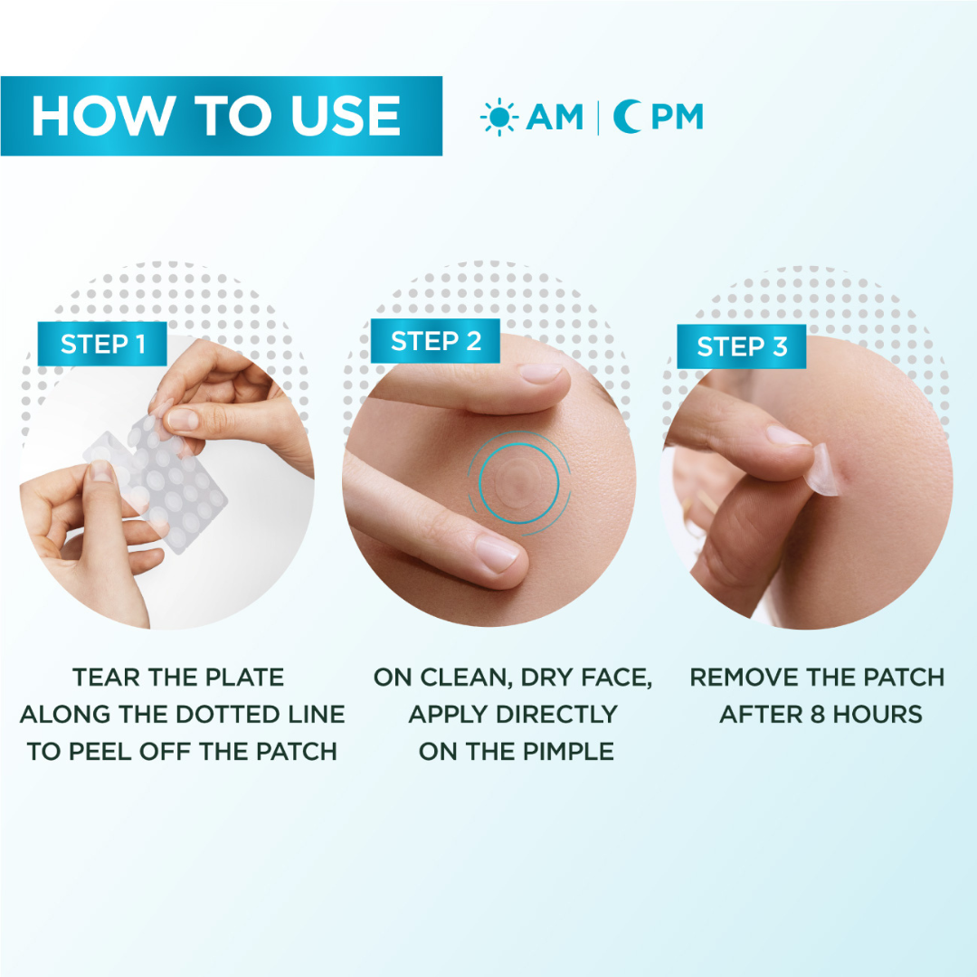 Garnier Skin Active Fast Clear 8-Hour Invisible Pimple Patch Hydrocolloid