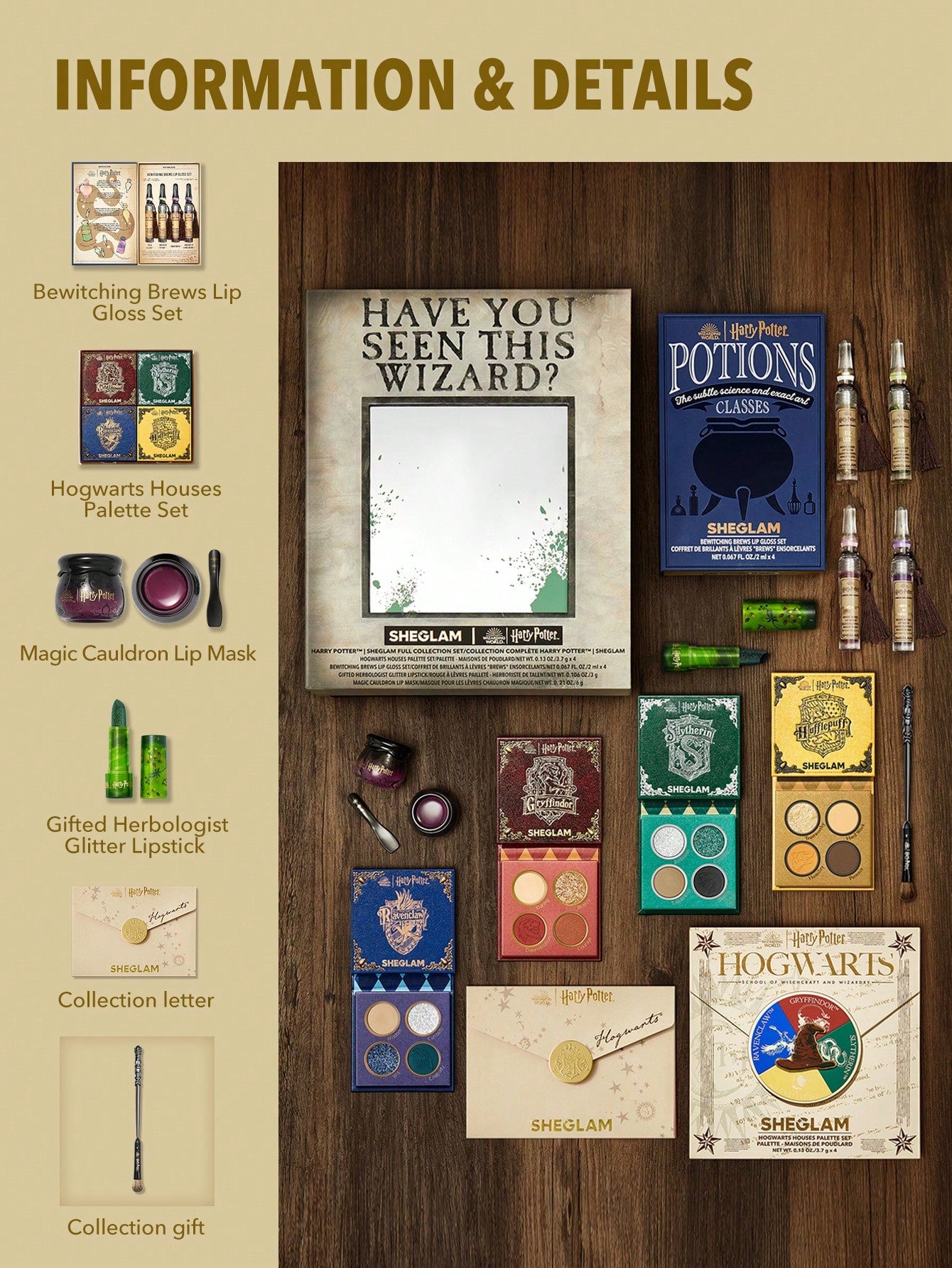 Harry Potter™ x SHEGLAM Full Collection Makeup Set for Fans