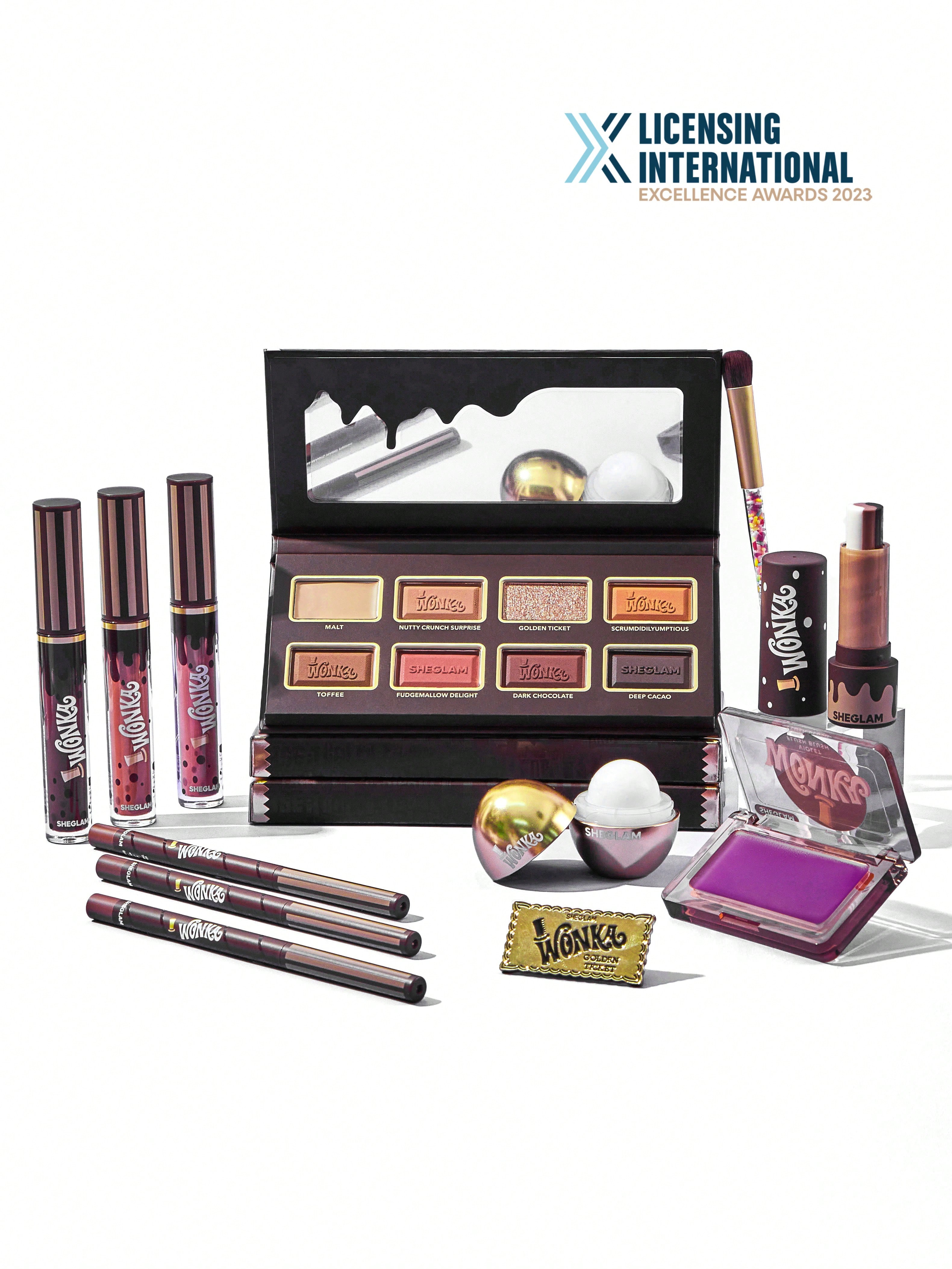 SHEGLAM Willy Wonka X Full Collection Makeup Set Chocolate-Inspired