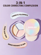 SHEGLAM Radiance Ring 3‑in‑1 Colour‑Correcting Illuminating Setting Powder
