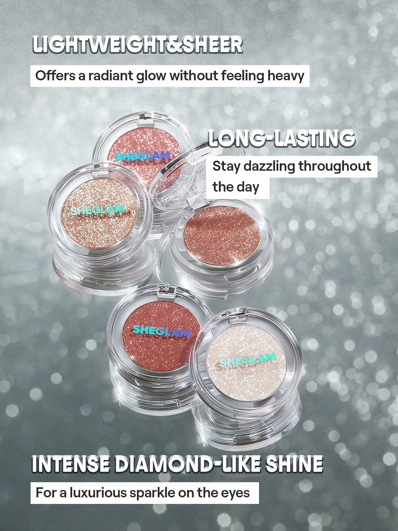 SHEGLAM Enigma Sparkly Eyeshadow Such A Prize Diamond Glitter