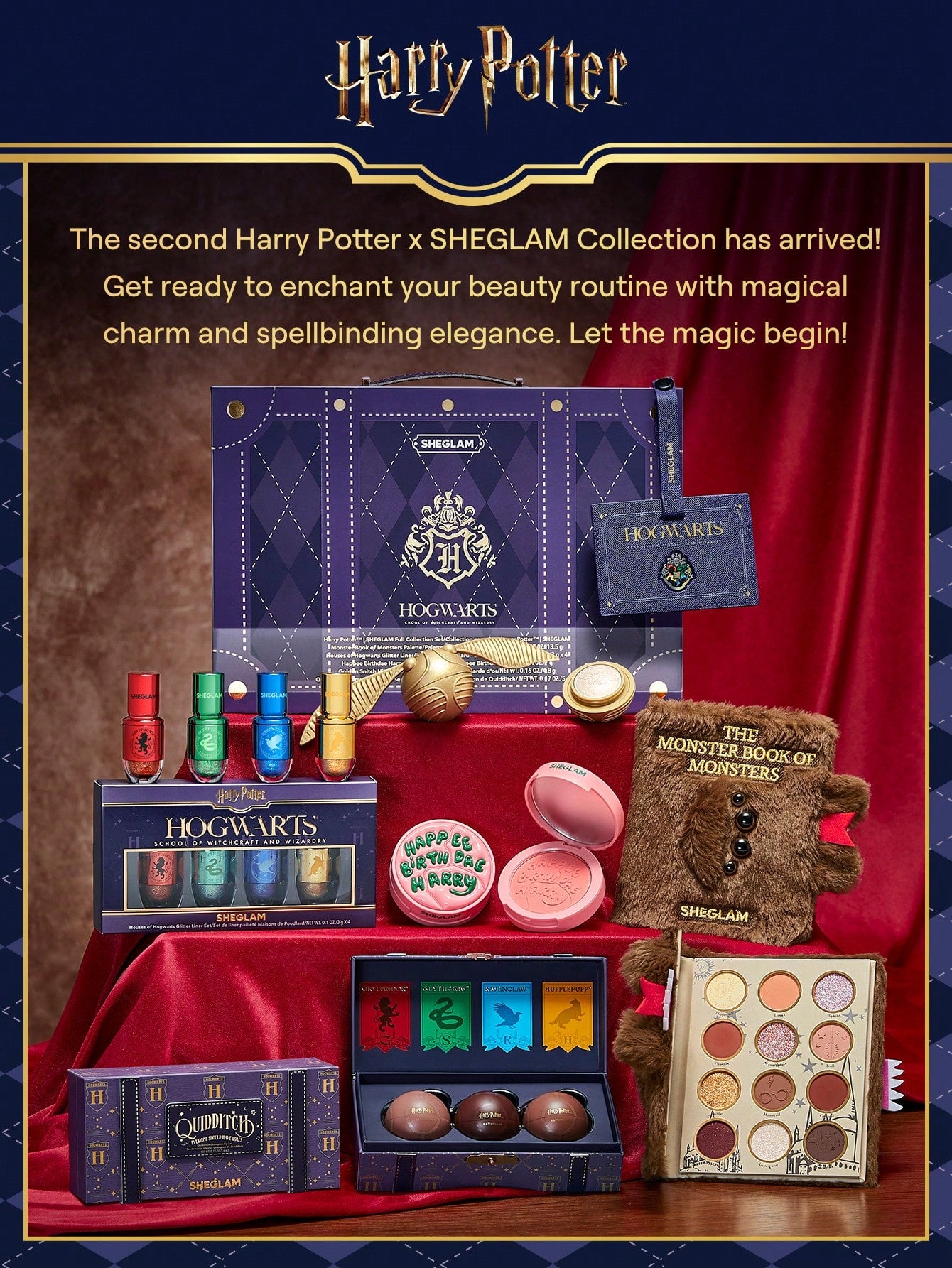 SHEGLAM Harry Potter™ Full Collection Set – Themed Makeup Box