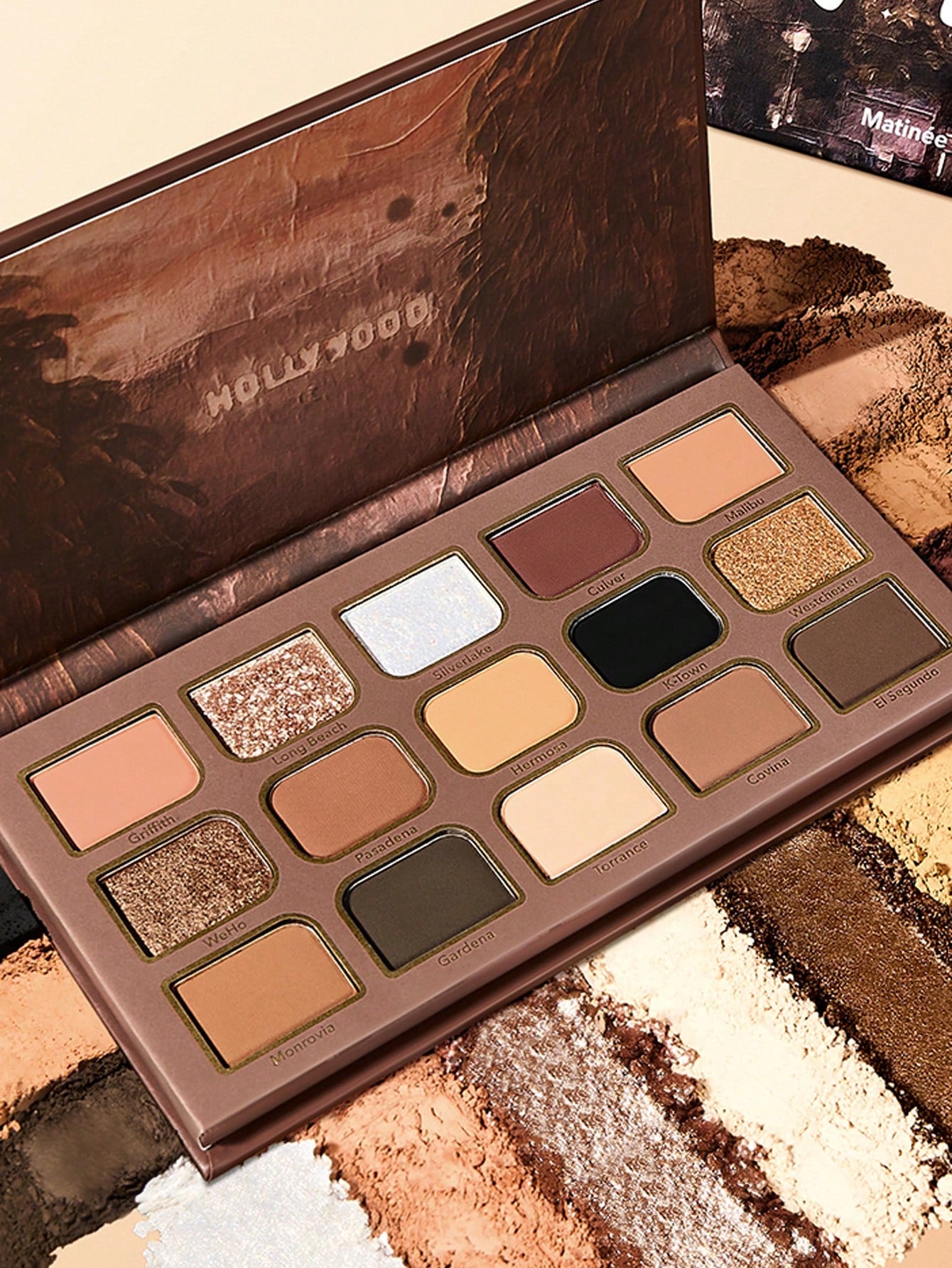 SHEGLAM Matinée In L.A. 15-Pan Eyeshadow Palette – Warm Glam Shades