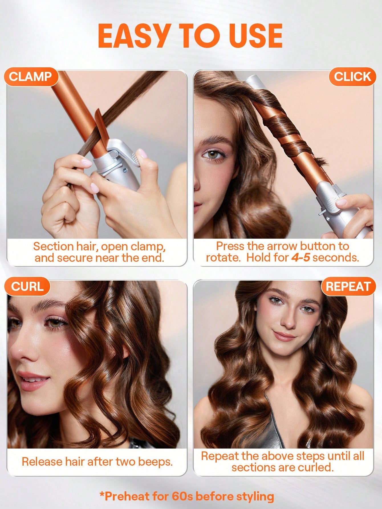 Rotating Curling Iron