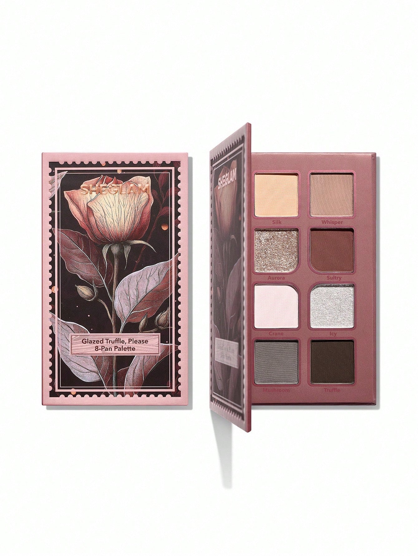 SHEGLAM Glazed Truffle Please 8-Pan Eyeshadow Palette Multicolor