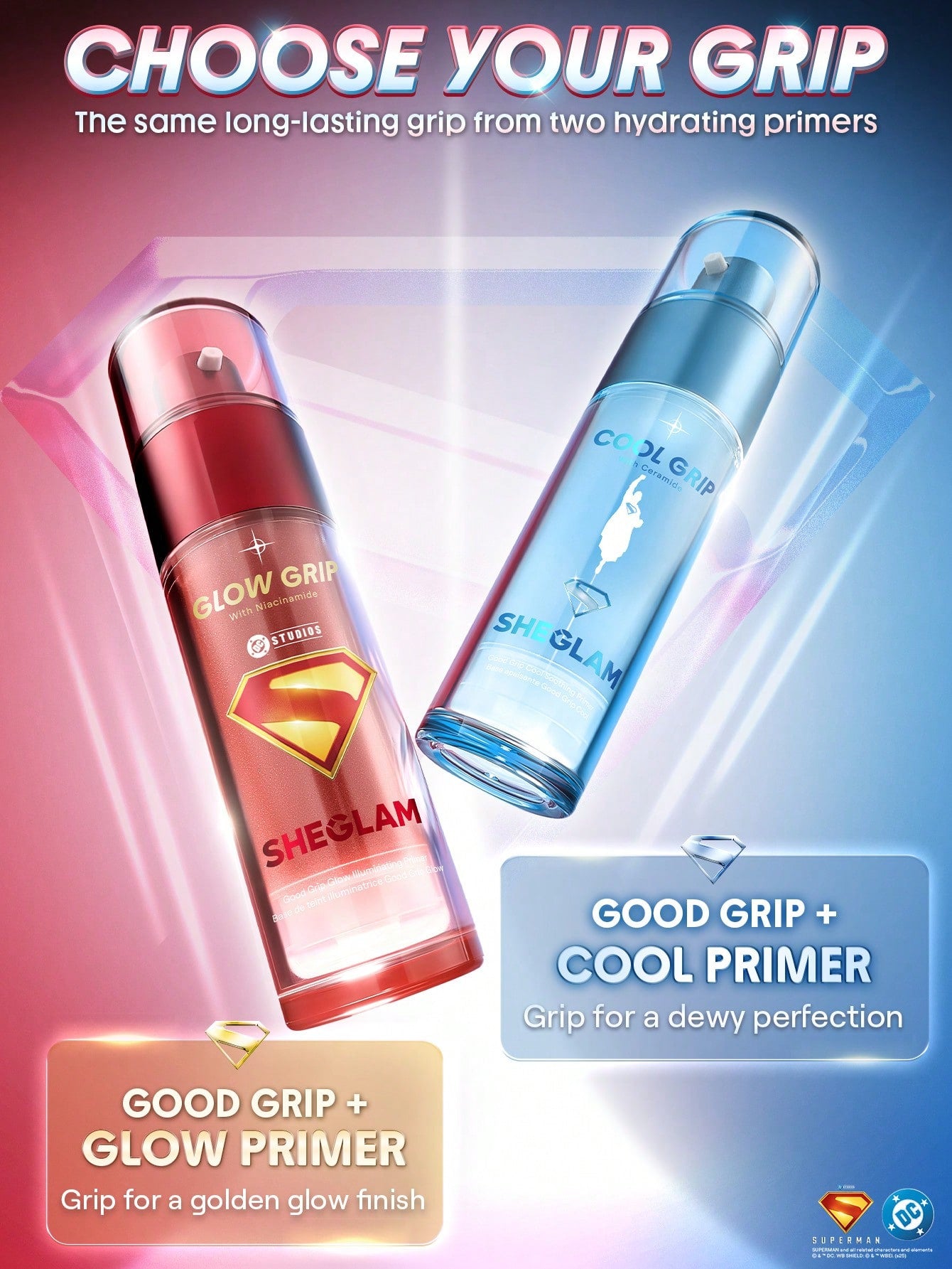 SHEGLAM Good Grip Glow Illuminating Primer Gold Radiance