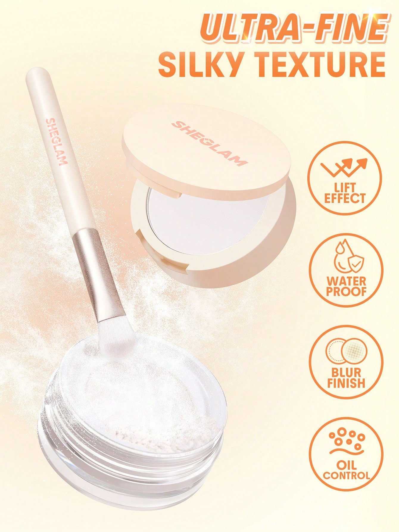 SHEGLAM Insta-Ready Ultra-Fine Blur and Lift Setting Powder Duo