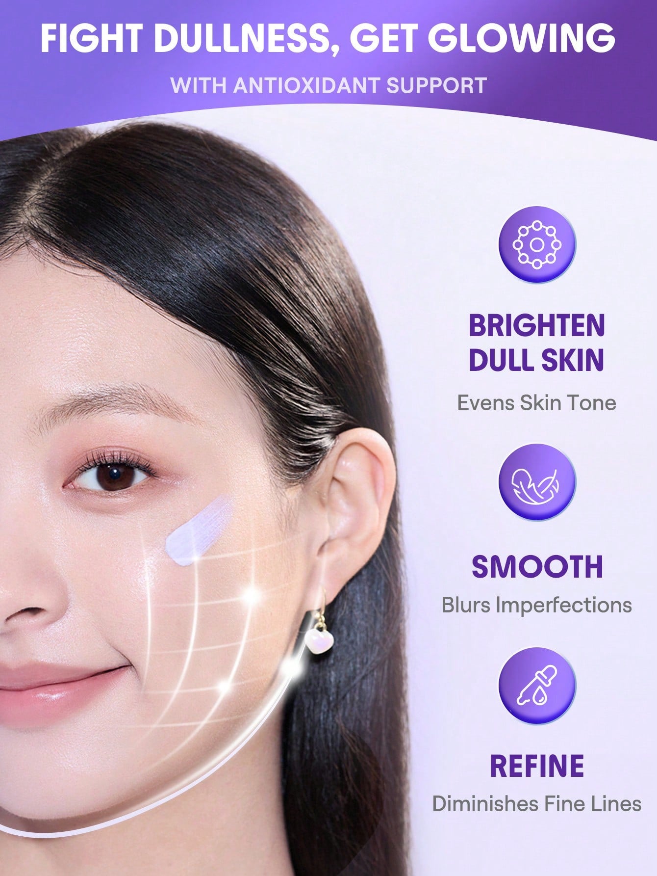 SHEGLAM Even Better Colour-Correcting Primer Purple for Brightening