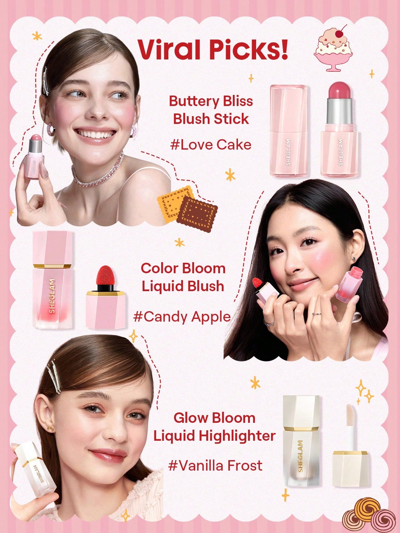 SHEGLAM Sugar Spice Everything Glam 12-Day Advent Calendar Box