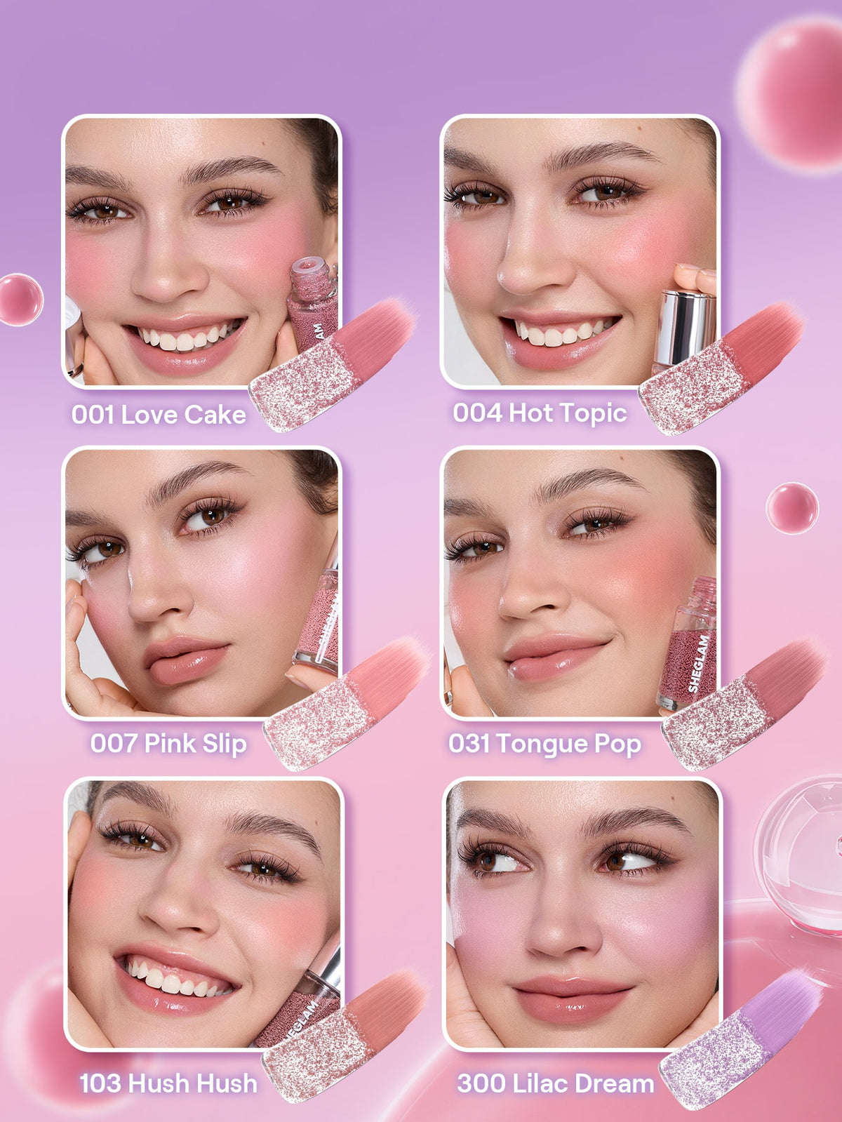 Sheglam Bubble Dew Blush Serum Nourishing Liquid Blush
