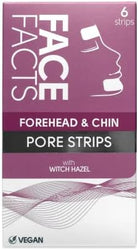 Face facts forehead & chin pore strips with witch hazel