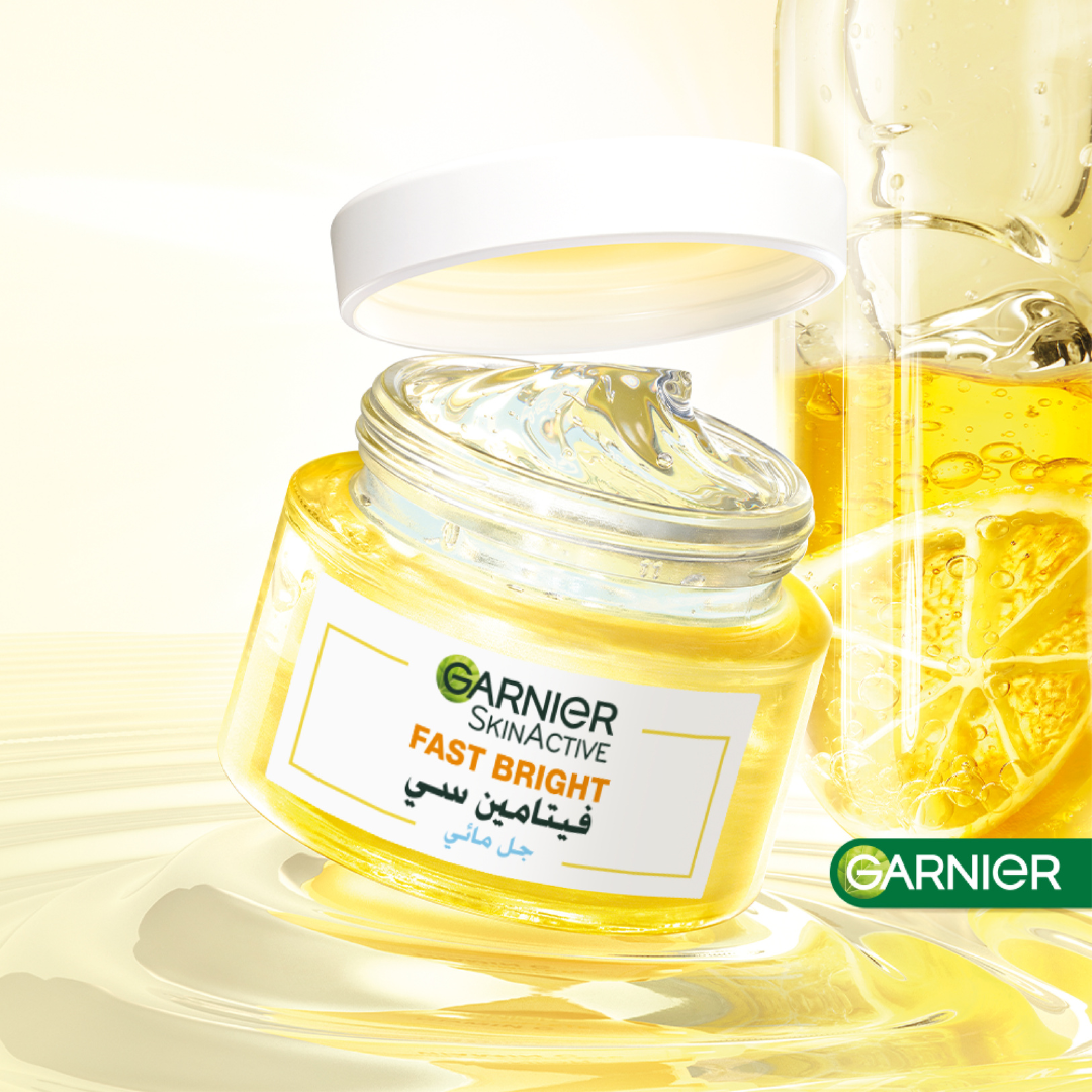 Garnier Fast Bright Vitamin C Water Gel Moisturiser 30ml Hydration