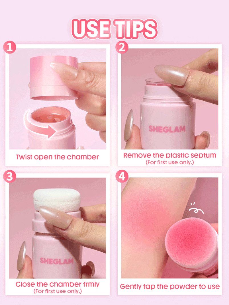 SHEGLAM Blush Bomb Soft Focus Blush Powder
