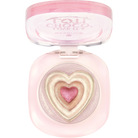 essence Heart-Shaped Highlighter Glaze – Cream-to-Powder Triple-Shade Radiant Glow