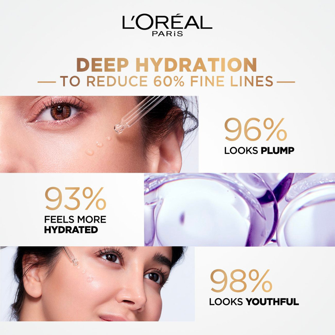 L'Oréal Paris Hyaluron Expert Moisturiser and Anti-Aging Plumping Serum with Hyaluronic Acid