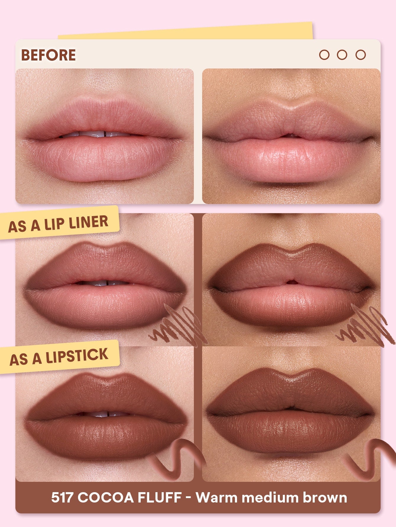 SHEGLAM Define & Fill Triangle Lip Liner