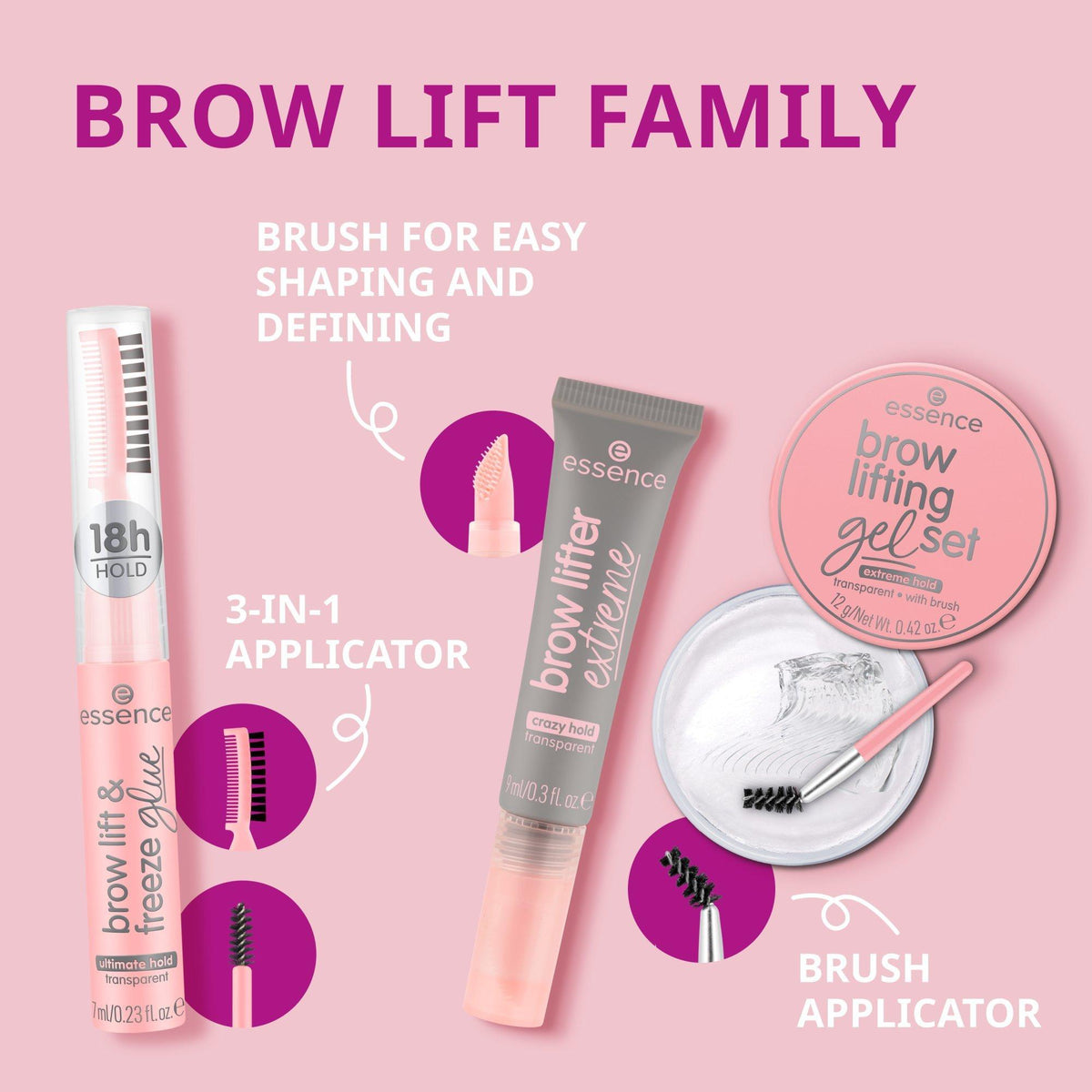 essence Brow Lifter Extreme Transparent Gel