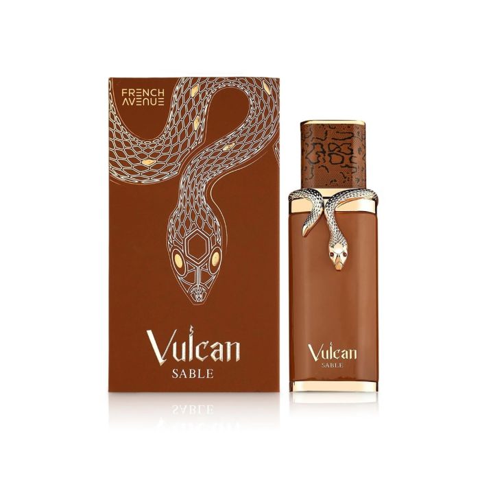 French Avenue Vulcan Sable Eau de Parfum Aromatic Unisex Fragrance 100ml Bottle