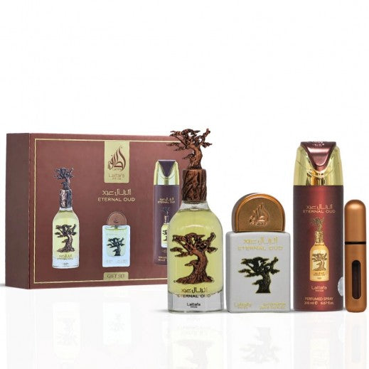 Lattafa Eternal Oud Giftset Eau de Parfum — Oud Amber Vanilla