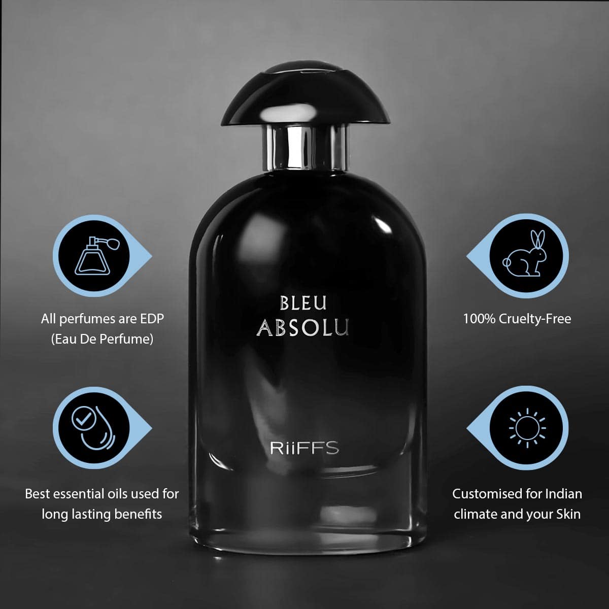Riiffs Bleu Absolue Men's Woody Fougère Eau de Parfum 100 ml
