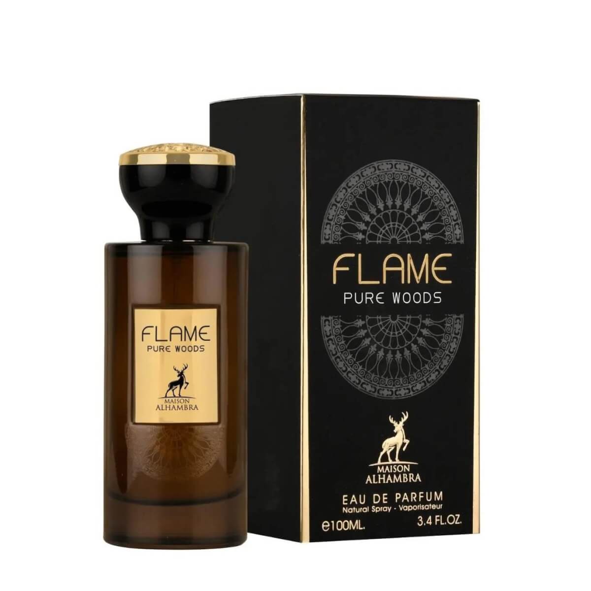 Maison Al Hambra Flame Pure Woods - Intense Oud Fragrance