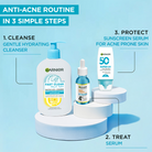 Garnier Fast Clear Hydrating Gentle Cleanser for Acne-Prone Skin