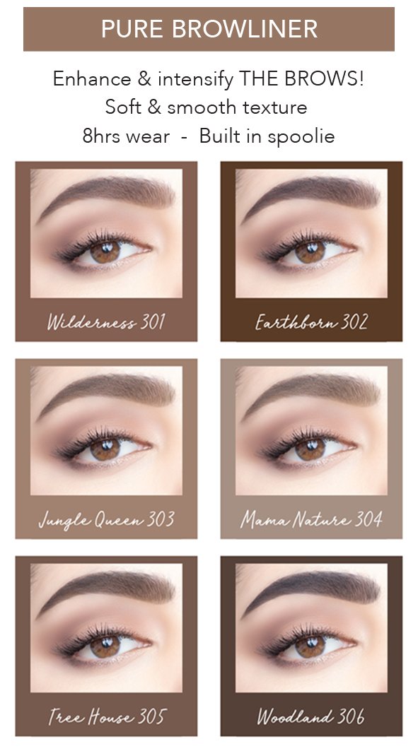 Samoa Cosmetics Love Your Shape Pure Browliner Vegan Spoolie