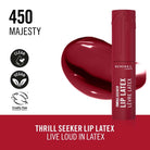 Rimmel Thrill Seeker Lip Latex: High-Shine, Long-Lasting, Vibrant Liquid Lipstick