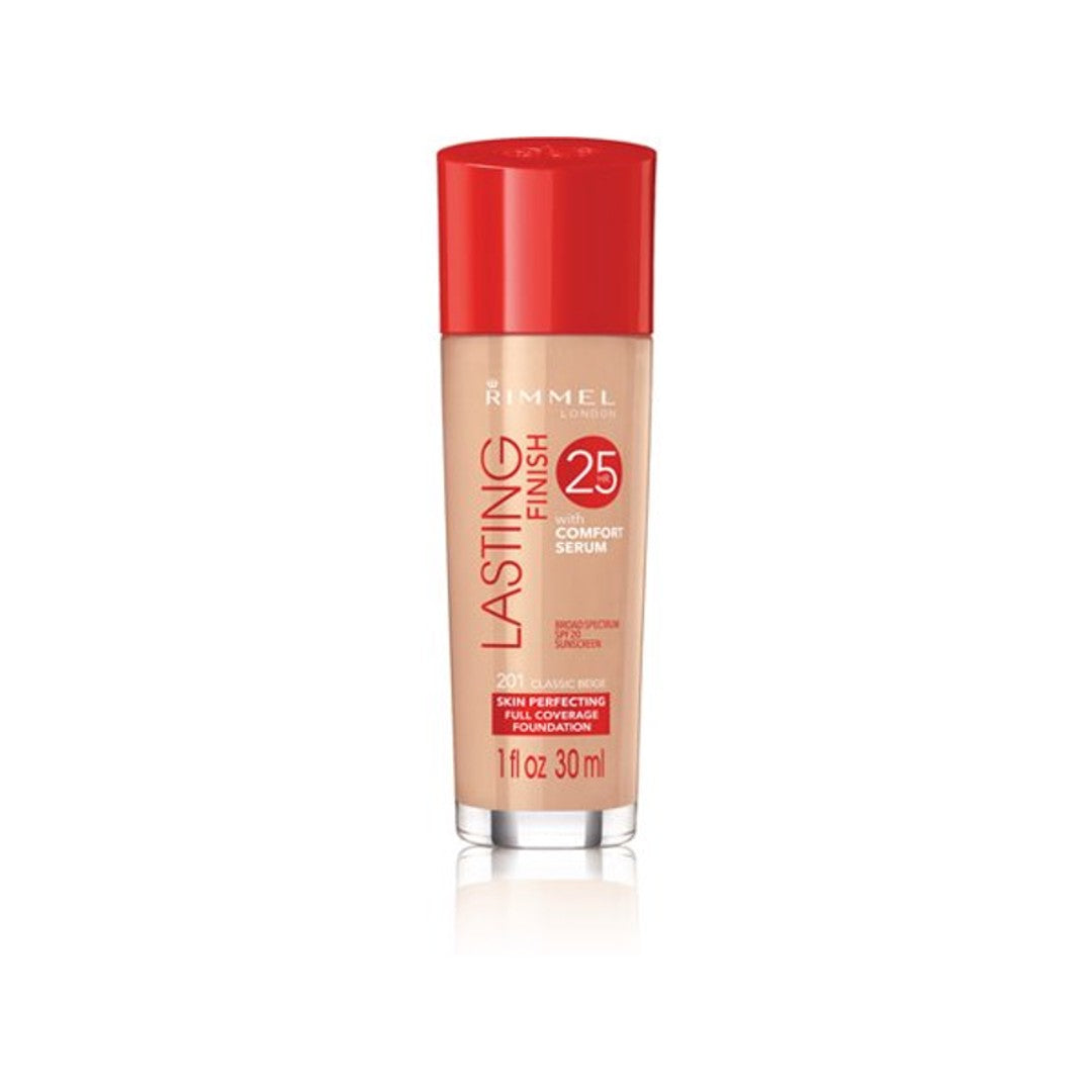 Rimmel Lasting Finish Foundation SPF 20: 30ml Flawless Long-Wear Complexion