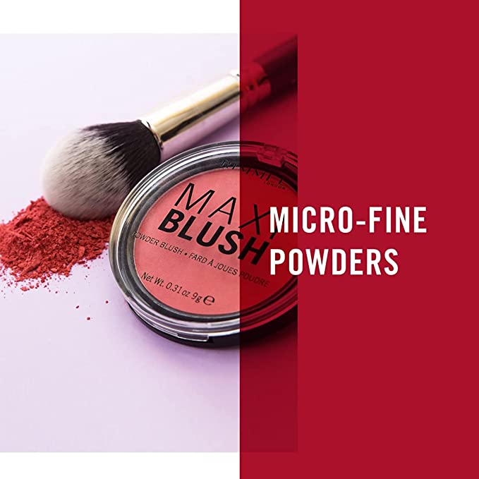 Rimmel London Maxi Blush Powder: Long-Lasting, Vibrant Colour for Cheeks