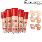 Rimmel Lasting Finish Foundation SPF 20: 30ml Flawless Long-Wear Complexion