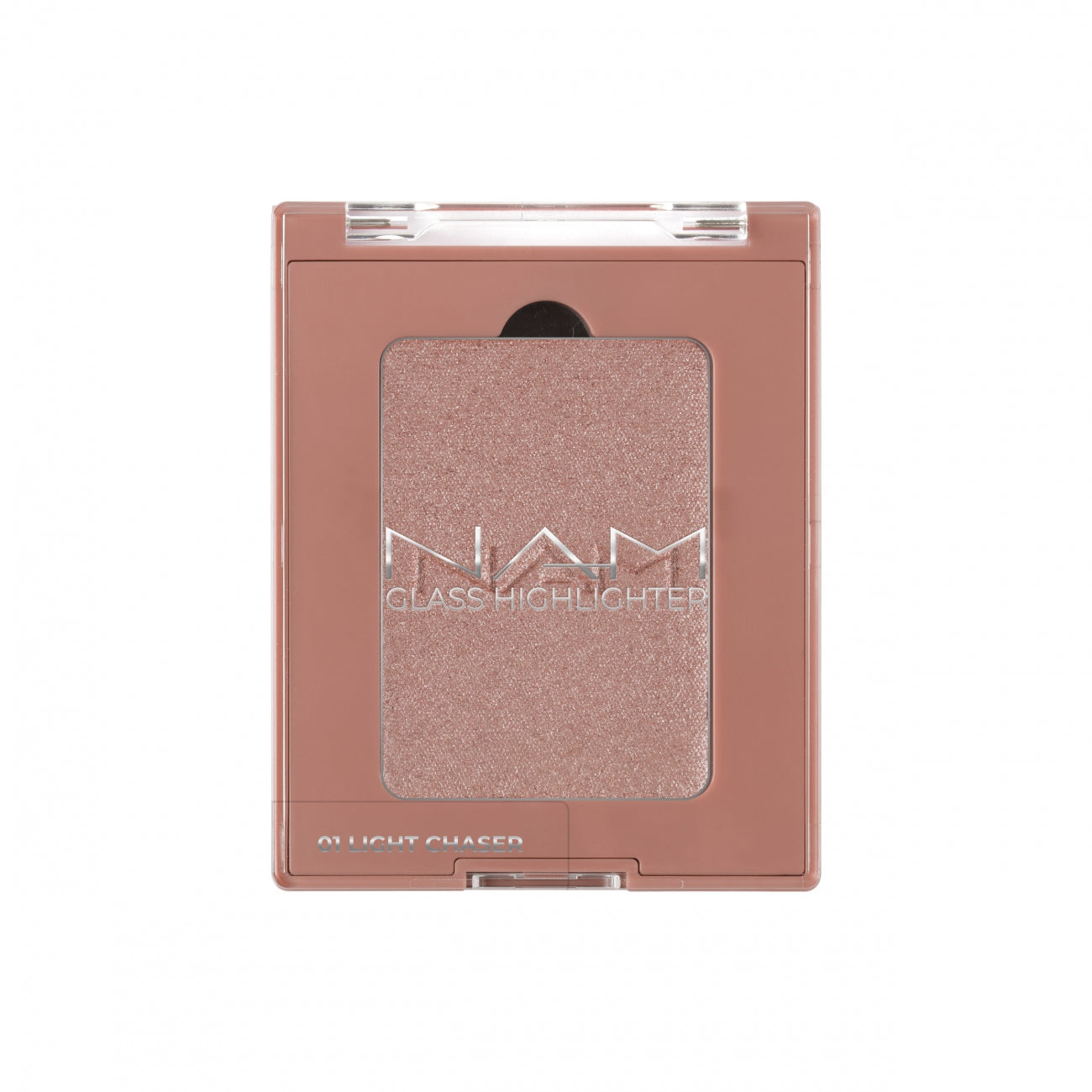 Wibo NAM Glass Highlighter Vegan Satin Blush Compact Refillable