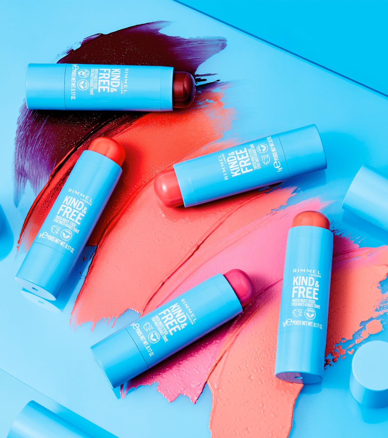 Rimmel Kind & Free Multi Stick for Cheeks and Lips - 5 Shades